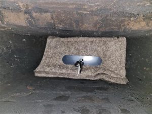 draft excluder for fireplace