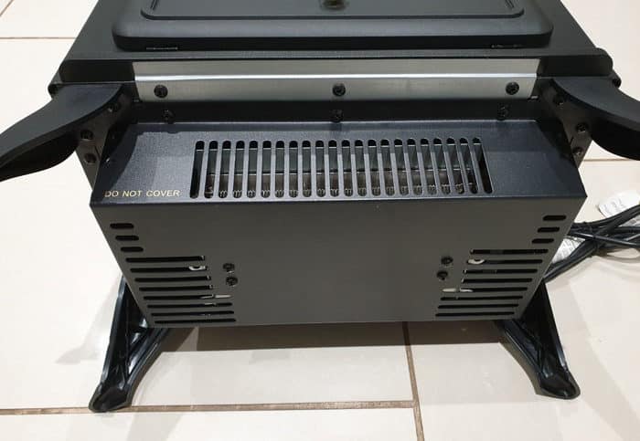 Underneath Electric Fireplace